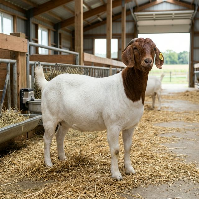 87% Crossed Boer Goat bred for fast meat growth in Nepal