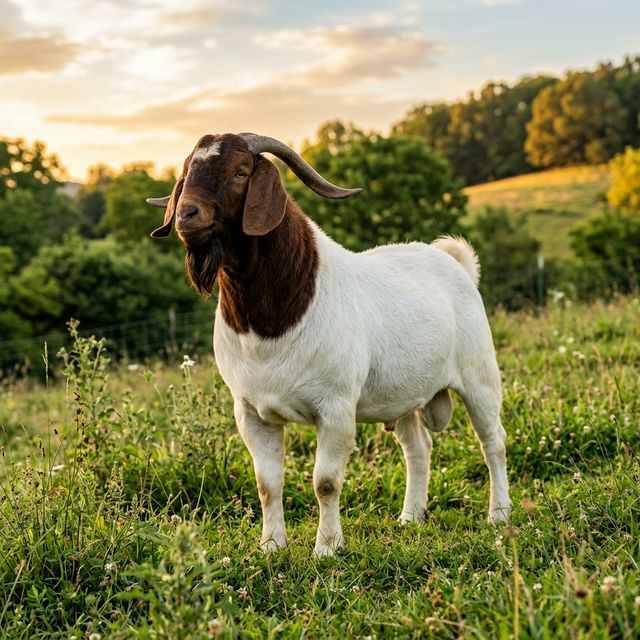 93% Crossed Boer Goat bred for fast meat growth in Nepal